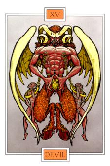  - Winged Spirit Tarot - ħ - The Devil