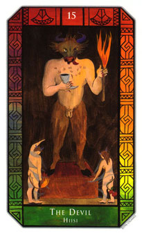 ʷʫ - Kalevala Tarot - ħ - The Devil