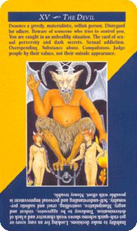 ΰ - Quick and Easy Tarot - ħ - The Devil