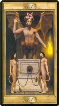 ͼԿΰ - Pictorial Key Tarot - ħ - The Devil