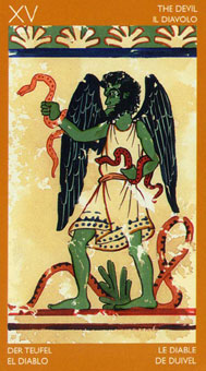 ³ - Etruscan Tarot - ħ - The Devil