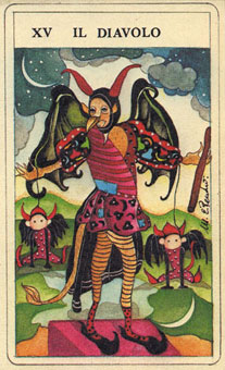 ƶ˹ - Fiabeschi Tarot - ħ - The Devil