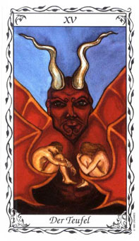 ޵ - Das Hudes Tarot - ħ - The Devil