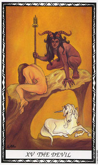  - Unicorn Tarot - ħ - The Devil