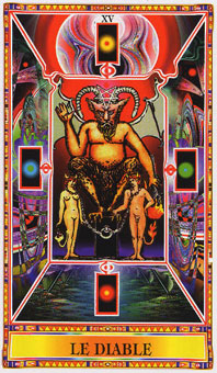 ʯΰ - Diamond Tarot - ħ - The Devil