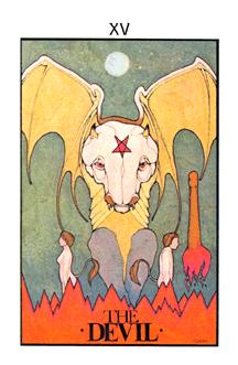 ̫ʱ - Aquarian Tarot - ħ - The Devil