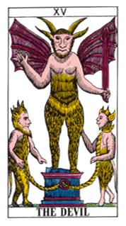  - Classic Tarot - ħ - The Devil