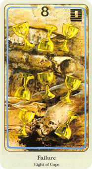  - Haindl Tarot - ʥ - Eight Of Cups