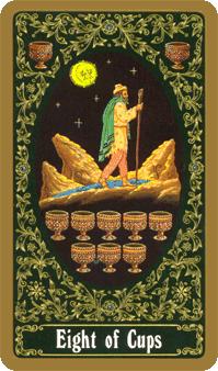  - Russian Tarot - ʥ - Eight Of Cups