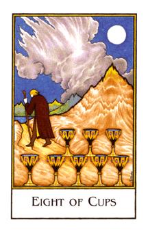  - Palladini Tarot - ʥ - Eight Of Cups