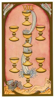 ո - Renaissance Tarot - ʥ - Eight Of Cups