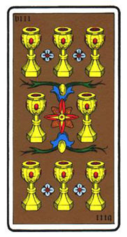 ˹ - Oswald Wirth Tarot - ʥ - Eight Of Cups