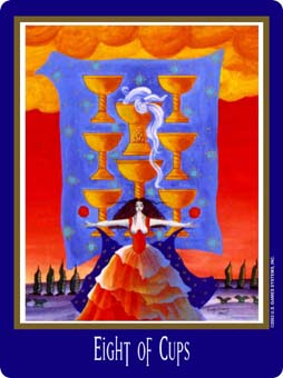  - New Century Tarot - ʥ - Eight Of Cups