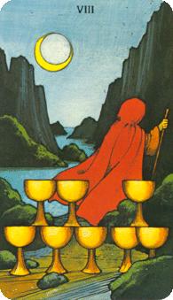 Ħ - Morgan-Greer Tarot - ʥ - Eight Of Cups