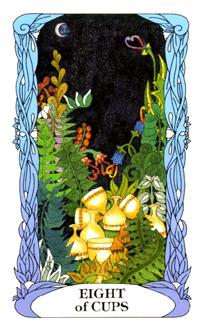 ¹⻨԰ - Moon Garden Tarot - ʥ - Eight Of Cups