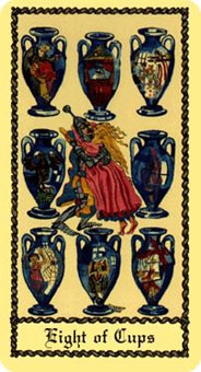 ˹ - Scapini Tarot - ʥ - Eight Of Cups