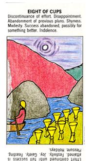 ѧ - Starter Tarot - ʥ - Eight Of Cups