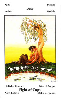 Űֿ - Barbara Walker Tarot - ʥ - Eight Of Cups