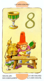  - Tarot of the Gnomes - ʥ - Eight Of Cups