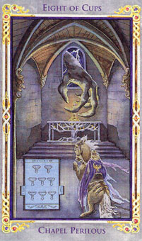 ɪ - Legend Arthurian Tarot - ʥ - Eight Of Cups