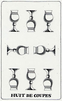  - Simplified Tarot - ʥ - Eight Of Cups