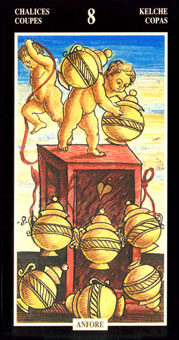  - Illuminate Ancient Tarots - ʥ - Eight Of Cups