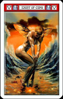 ˹Լ - Boris Vallejo Tarot - ʥ - Eight Of Cups