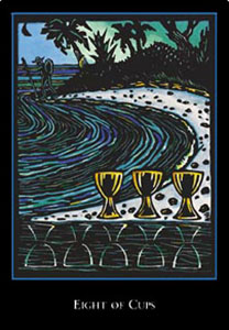 羫 - The World Spirit Tarot - ʥ - Eight Of Cups