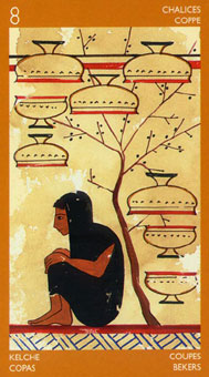 ³ - Etruscan Tarot - ʥ - Eight Of Cups