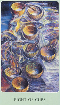 ֮ - Tarot Root of Asia - ʥ - Eight Of Cups