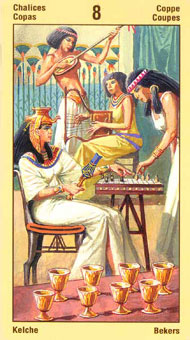 ˹ - Ramses Tarot of Eternity - ʥ - Eight Of Cups