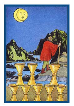 ³ - Epicurean Tarot - ʥ - Eight Of Cups