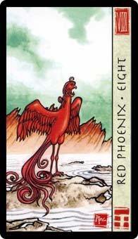 ˮ - Feng Shui Tarot - ʥ - Eight Of Cups