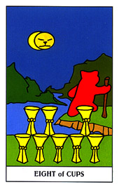 С - Gummy Bear Tarot - ʥ - Eight Of Cups