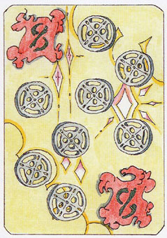  - Tarot of the Dead - ǮҰ - Eight Of Pentacles