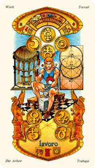 ˹ - Stella Tarot - ǮҰ - Eight Of Pentacles