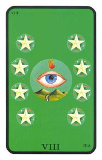 Ů - Tarot of the Witches - ǮҰ - Eight Of Pentacles