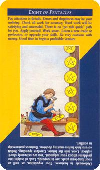 ΰ - Quick and Easy Tarot - ǮҰ - Eight Of Pentacles