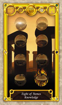 Ѱ - Quest Tarot - ǮҰ - Eight Of Pentacles