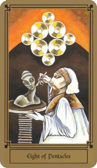  - Fantastical Tarot - ǮҰ - Eight Of Pentacles