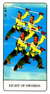 й - Chinese Tarot -  - Eight Of Swords