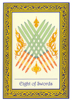 ̩ʼ - Royal Thai Tarot -  - Eight Of Swords