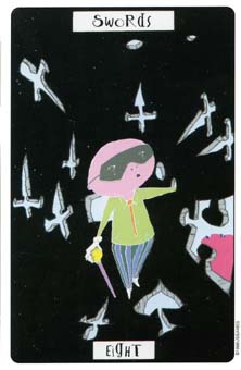 Ӱ - Phantasmagoric Tarot -  - Eight Of Swords