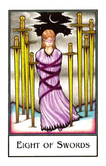  - Palladini Tarot -  - Eight Of Swords