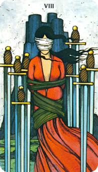 Ħ - Morgan-Greer Tarot -  - Eight Of Swords