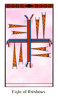 ʥ - Santa Fe Tarot -  - Eight Of Swords