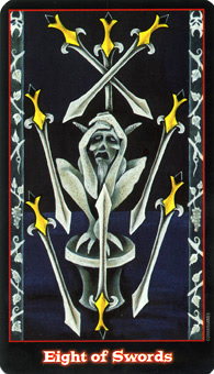 Ѫ - Vampire Tarot -  - Eight Of Swords