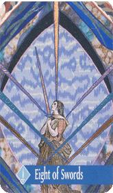 ÷ - Zerner Farber Tarot -  - Eight Of Swords