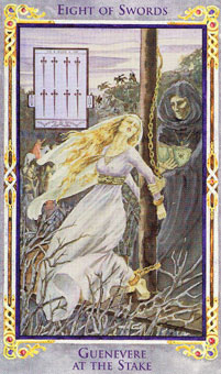 ɪ - Legend Arthurian Tarot -  - Eight Of Swords