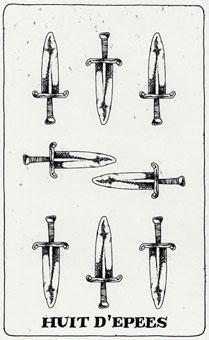  - Simplified Tarot -  - Eight Of Swords